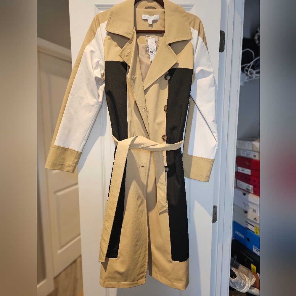 NY And Co Colorblock Trent Coat